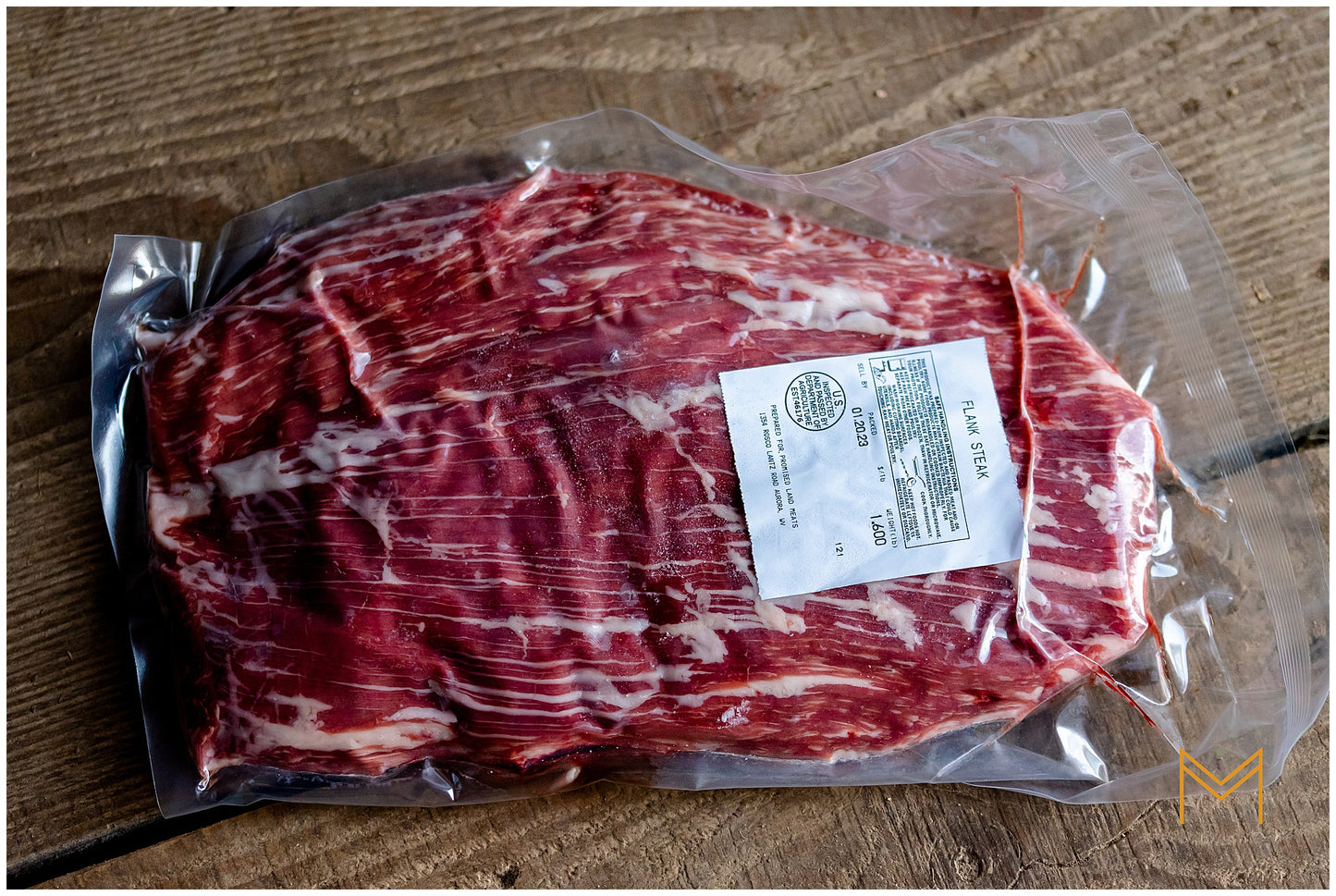 Farm-raised, premium flank steak, known for its rich flavor and tender texture. Perfectly cut for grilling or searing, offering a delicious and versatile addition to any meal.