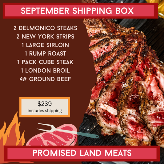 September Shipping Beef Box--Includes Shipping to 48 states