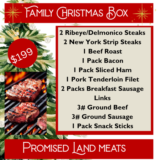 Family Christmas Box | Holiday Meat Feast | Promised Land Meats