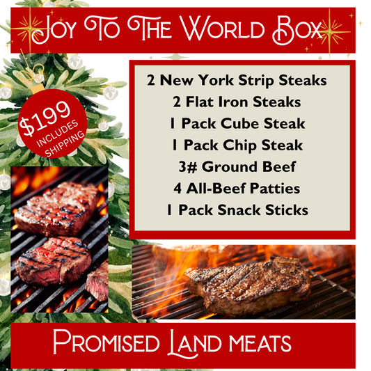 Joy to the World Box| Premium Beef + FREE SHIPPING | Promised Land Meats