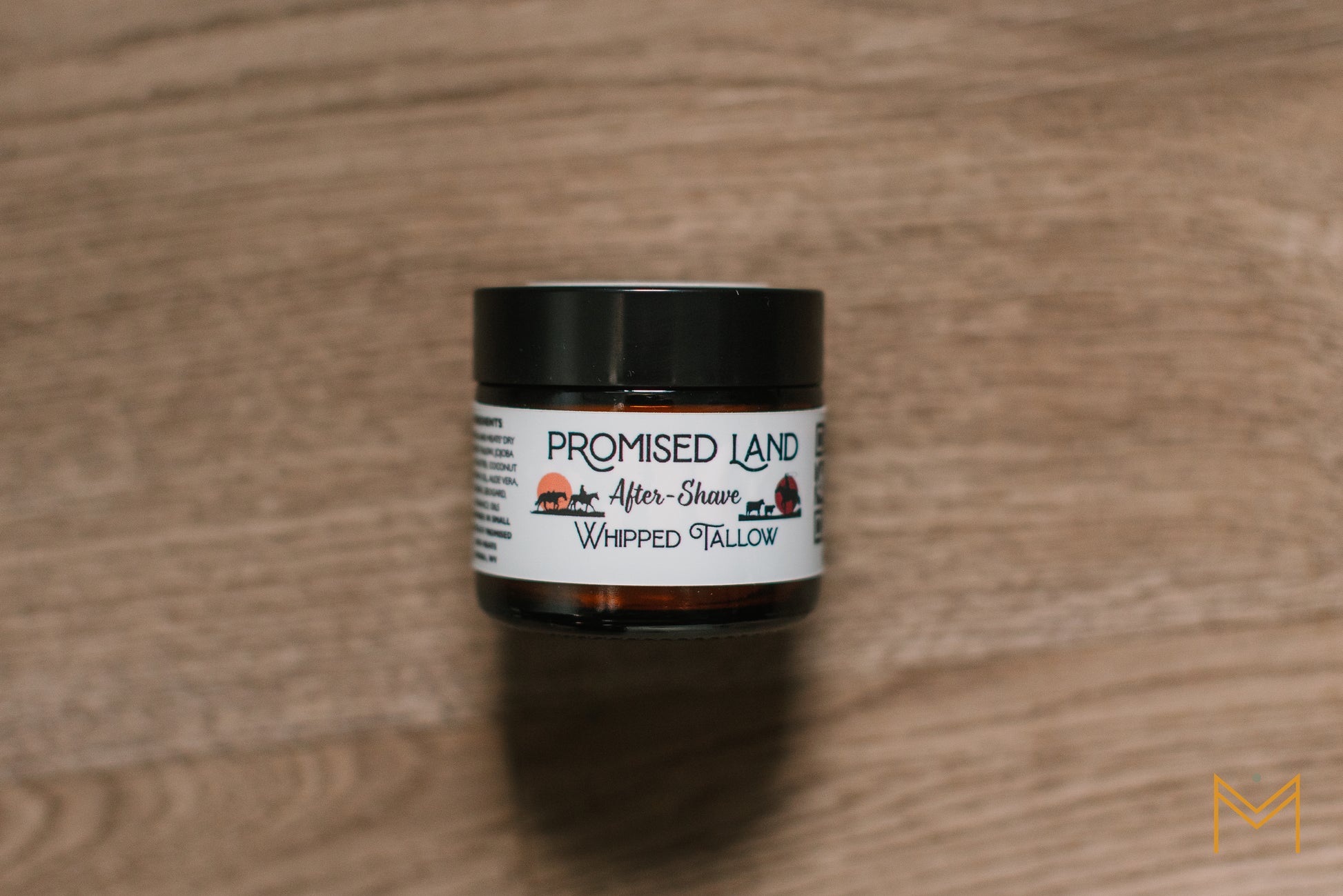 Natural whipped tallow aftershave with aloe, jojoba, and shea butter