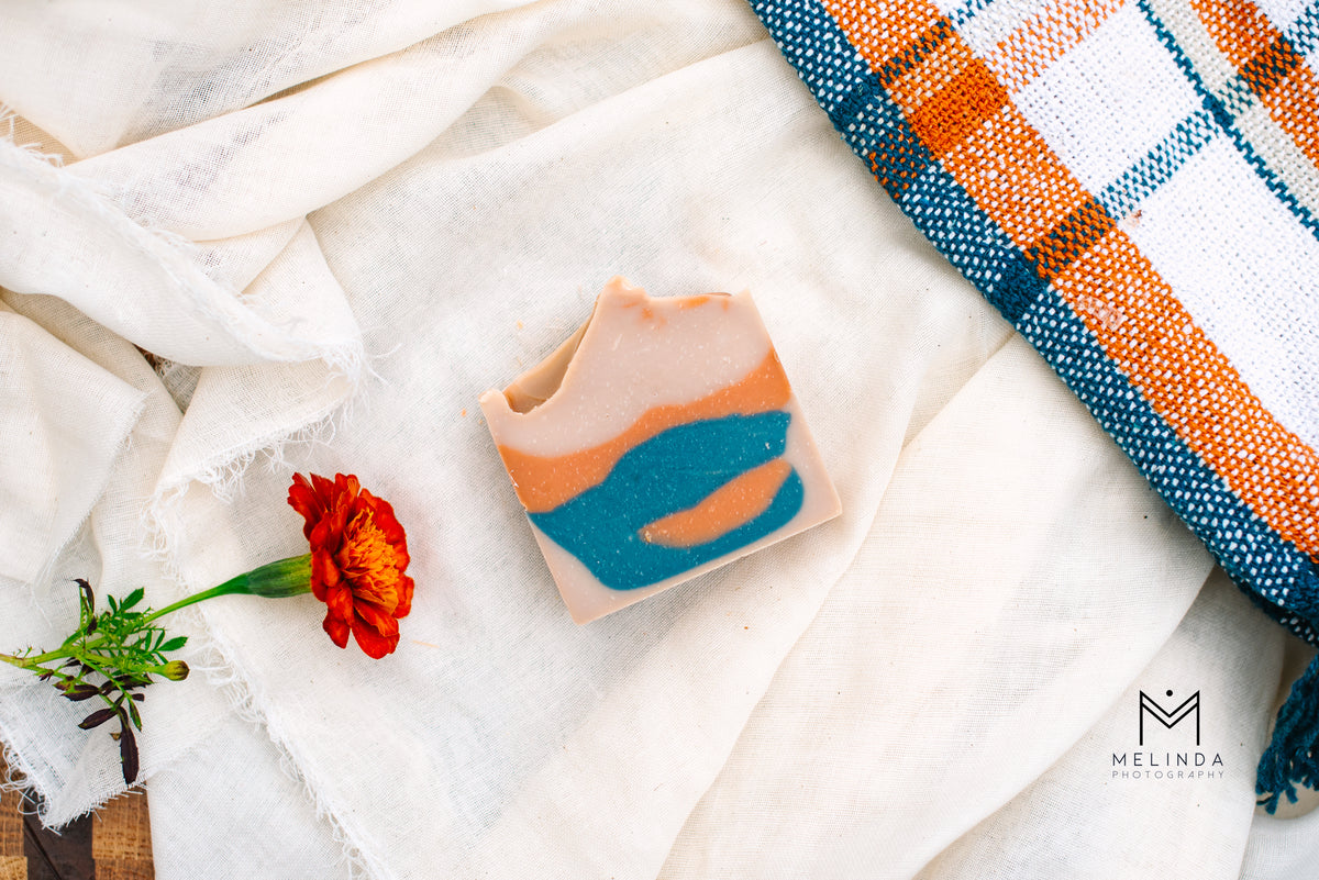 Almost Autumn tallow bar soap handmade with beef tallow and natural oils