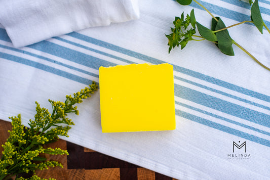 Pineapple Papaya Tallow Bar Soap | Handmade Beef Tallow Soap