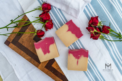 Rose Gold Tallow Bar Soap | Handmade Beef Tallow Soap