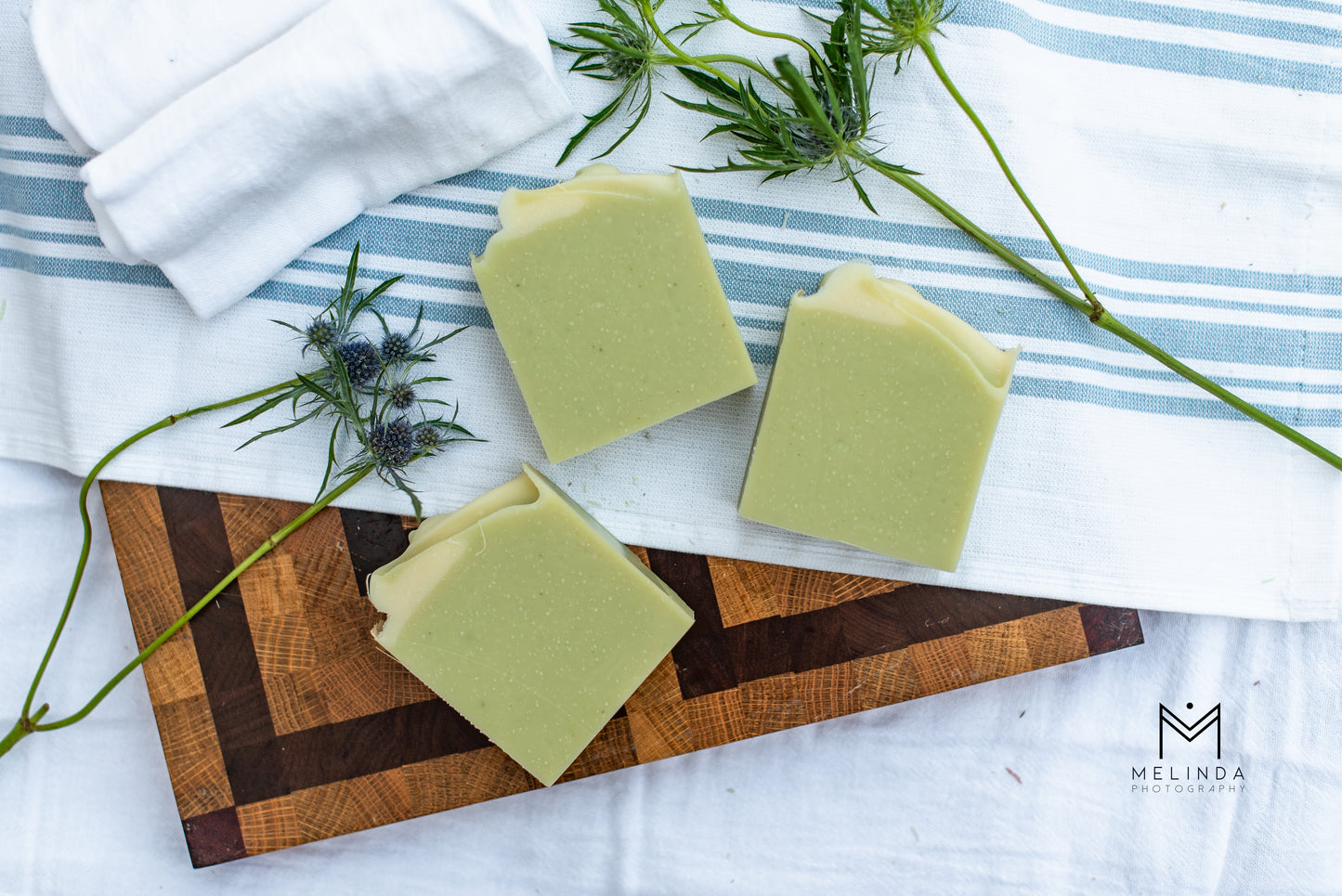 Garden Mint & Cucumber Tallow Bar Soap | Handmade Beef Tallow Soap