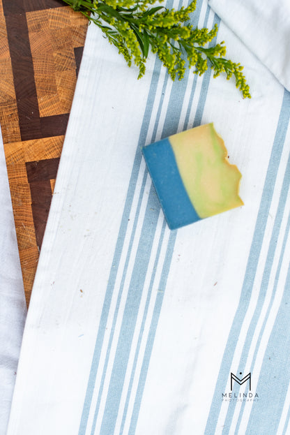 Blueberry Thyme Tallow Bar Soap | Handmade Beef Tallow Soap