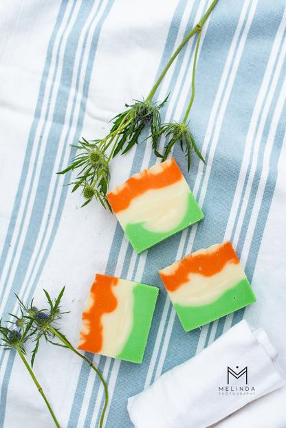 Cucumber Melon Bar Soap | Handmade Beef Tallow Soap