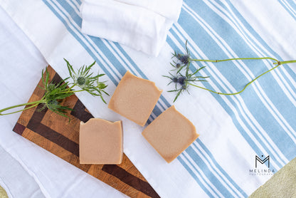 Oatmeal, Milk & Honey Tallow Bar Soap | Handmade Beef Tallow Soap